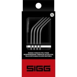 Coupon ???? Sigg Stainless Steel Straw Set - Pailles ????